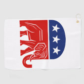 GOP Elephant Golfhandtuch (Horizontal)