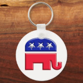 GOP Elephant-Logo Schlüsselanhänger (Vorderseite)
