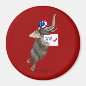 GOP Elephant Magnet (Vorne)