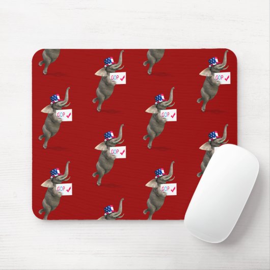 GOP Elephant Mousepad (Mit Mouse)