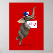 GOP Elephant Poster (Vorne)