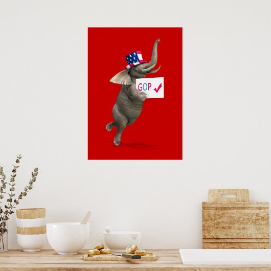 GOP Elephant Poster (Küche)