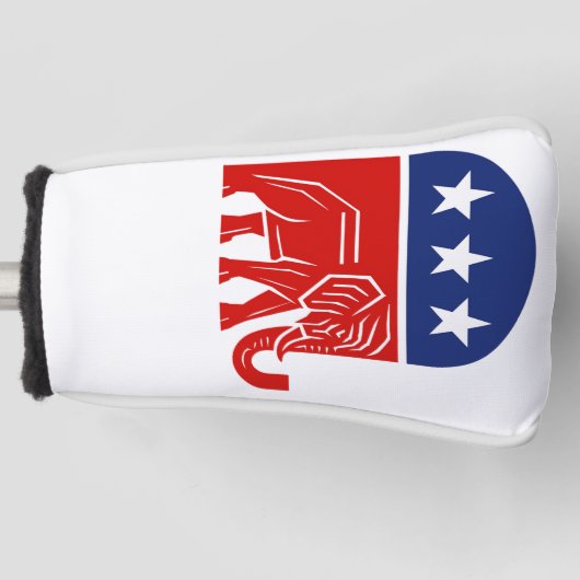 GOP Elephant Putter Cover Golf Headcover (Vorderseite)