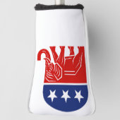 GOP Elephant Putter Cover Golf Headcover (Rotieren 90)