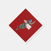 GOP Elephant Serviette (Ecke)