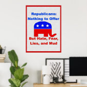 GOP Fearmongers Poster (Heimbüro)