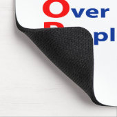 GOP - Habsucht über Leuten Mousepad (Ecke)