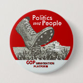 Gop-Immigrations-Plattform Button (Vorderseite)