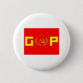 Gop-Kommunist Button (Vorderseite)