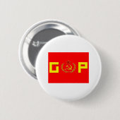 Gop-Kommunist Button (Vorne & Hinten)