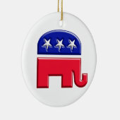 GOP-Logo-Elefant Keramikornament (Rechts)