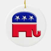 GOP-Logo-Elefant Keramikornament (Hinten)