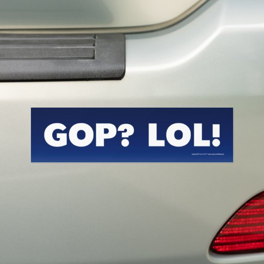 GOP LOL AUTOAUFKLEBER (Auf Auto)