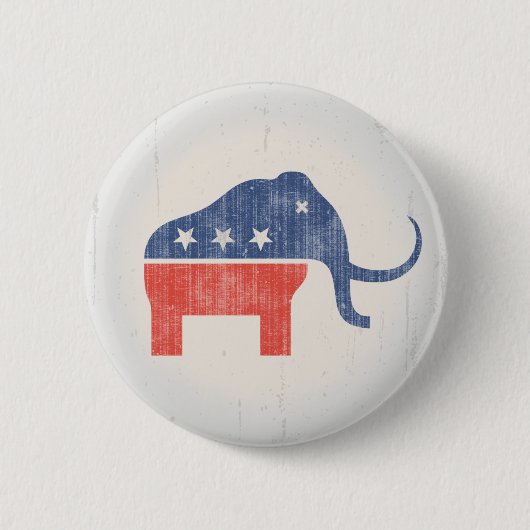 Gop-Mammut-Logo Button (Vorderseite)