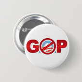 GOP - Nobama Knopf Button (Vorne & Hinten)