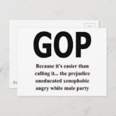 GOP# POSTKARTE (Vorne/Hinten)