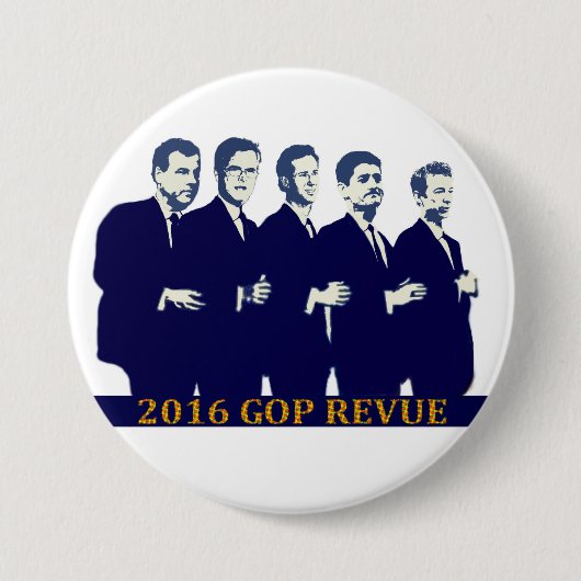 Gop-Präsidentschaftskandidaten 2016 Button (Vorderseite)