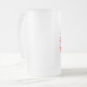 GOP-REPUBLIKANER 2016 MATTGLAS BIERGLAS (Vorderseite Links)