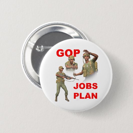 GOP, Republikaner, Job-Plan Button (Vorne & Hinten)