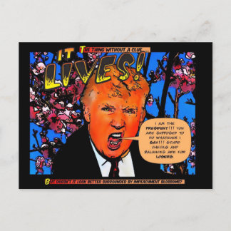 GOP und Blüten Postkarte