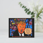 GOP und Blüten Postkarte (Stehend Vorderseite)