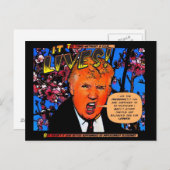 GOP und Blüten Postkarte (Vorne/Hinten)