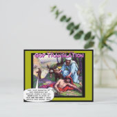 GOP und der gute Samariter Postkarte (Stehend Vorderseite)