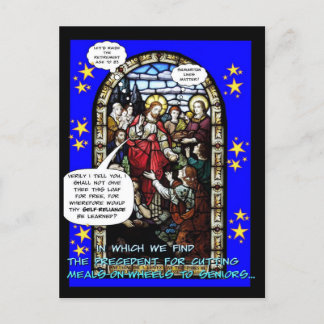 GOP und der Hunger Postkarte