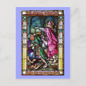 GOP und die Geldwechsler (vertikal) Postkarte (Vorderseite)