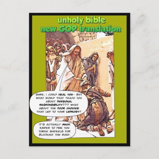 GOP und Leper Postkarte (Vorderseite)