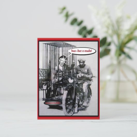 GOP und Verrat Postkarte (Stehend Vorderseite)