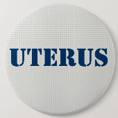 GOP Uterus Obsession - pro-demokratisch Button (Vorderseite)