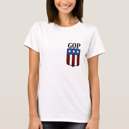 Gop-Wappen T-Shirt (Vorderseite)