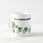 Gopherくん Kaffeetasse (Vorderseite Links)