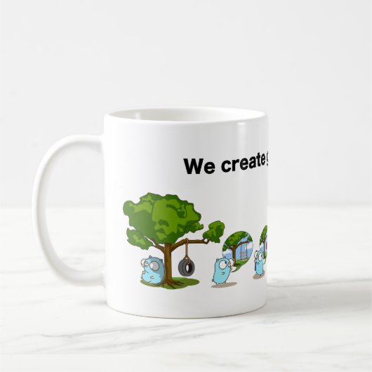 Gopherくん Kaffeetasse (Links)