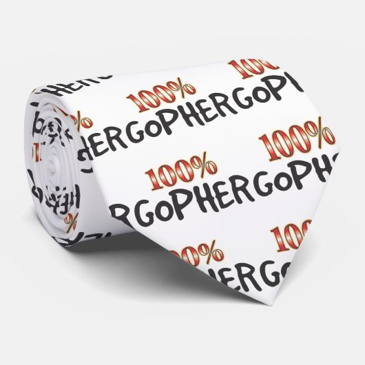 Gopher 100 Prozent Krawatte (Gerollt)