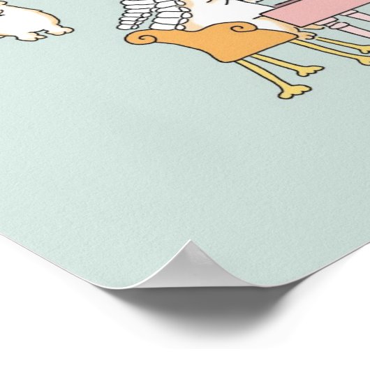 GOPHER BAROQUE Poster von Sandra Boynton (Ecke)