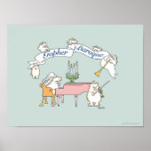 GOPHER BAROQUE Poster von Sandra Boynton (Vorne)