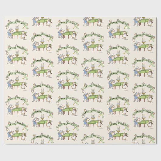 GOPHER BAROQUE von Sandra Boynton Geschenkpapier (Flach)