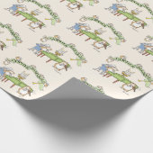 GOPHER BAROQUE von Sandra Boynton Geschenkpapier (Ecke)