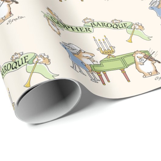 GOPHER BAROQUE von Sandra Boynton Geschenkpapier (Rolleneckpunkt)