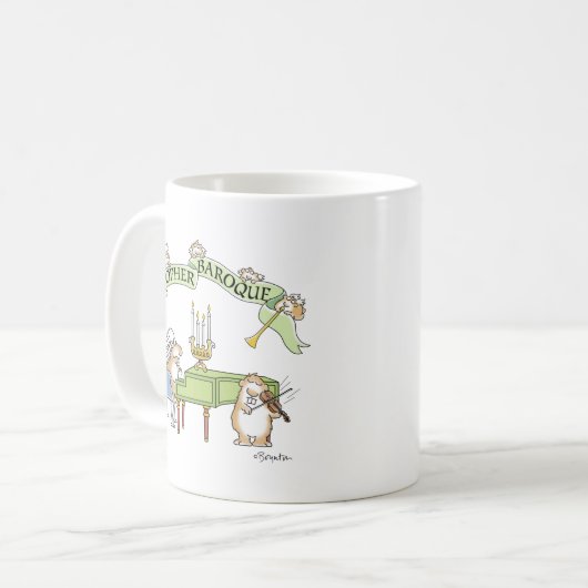 GOPHER BAROQUE von Sandra Boynton Kaffeetasse (Vorderseite Links)