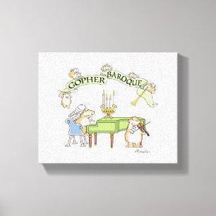 GOPHER BAROQUE von Sandra Boynton Leinwanddruck