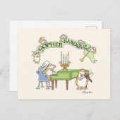 GOPHER BAROQUE von Sandra Boynton Postkarte (Vorne/Hinten)