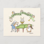 GOPHER BAROQUE von Sandra Boynton Postkarte (Vorderseite)