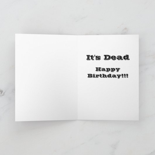 Gopher Birthday Karte (Innenseite)