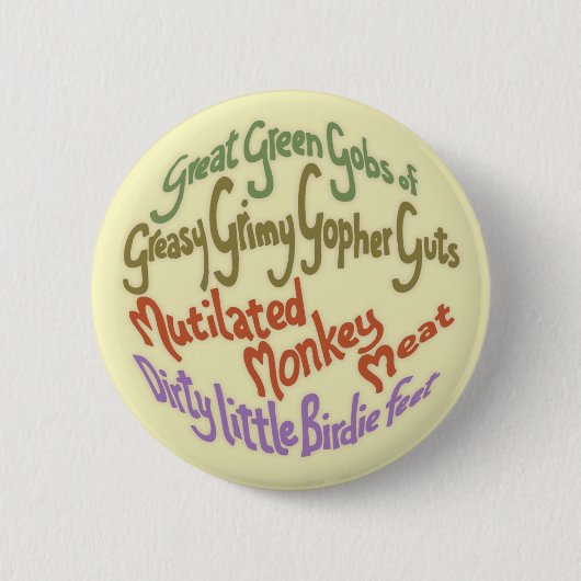 Gopher-Eingeweide Button (Vorderseite)