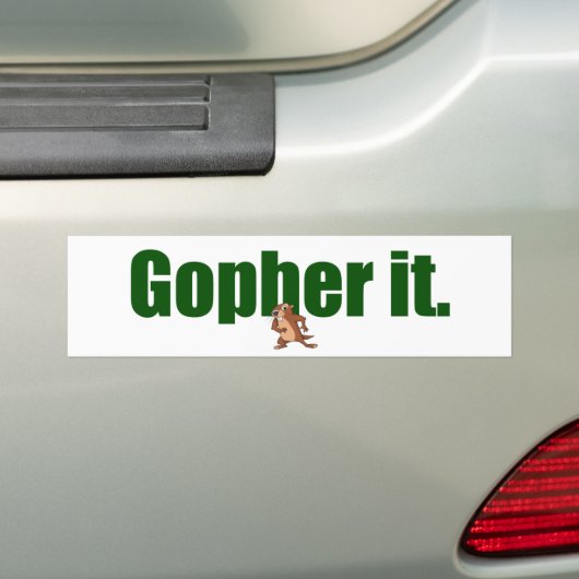 Gopher es autoaufkleber (Auf Auto)