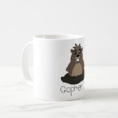 Gopher es! (Gehen Sie für es!) Kaffeetasse (Vorderseite Links)