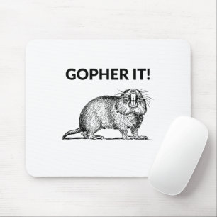 Gopher Es Lustig Gopher Wortspiel Mousepad